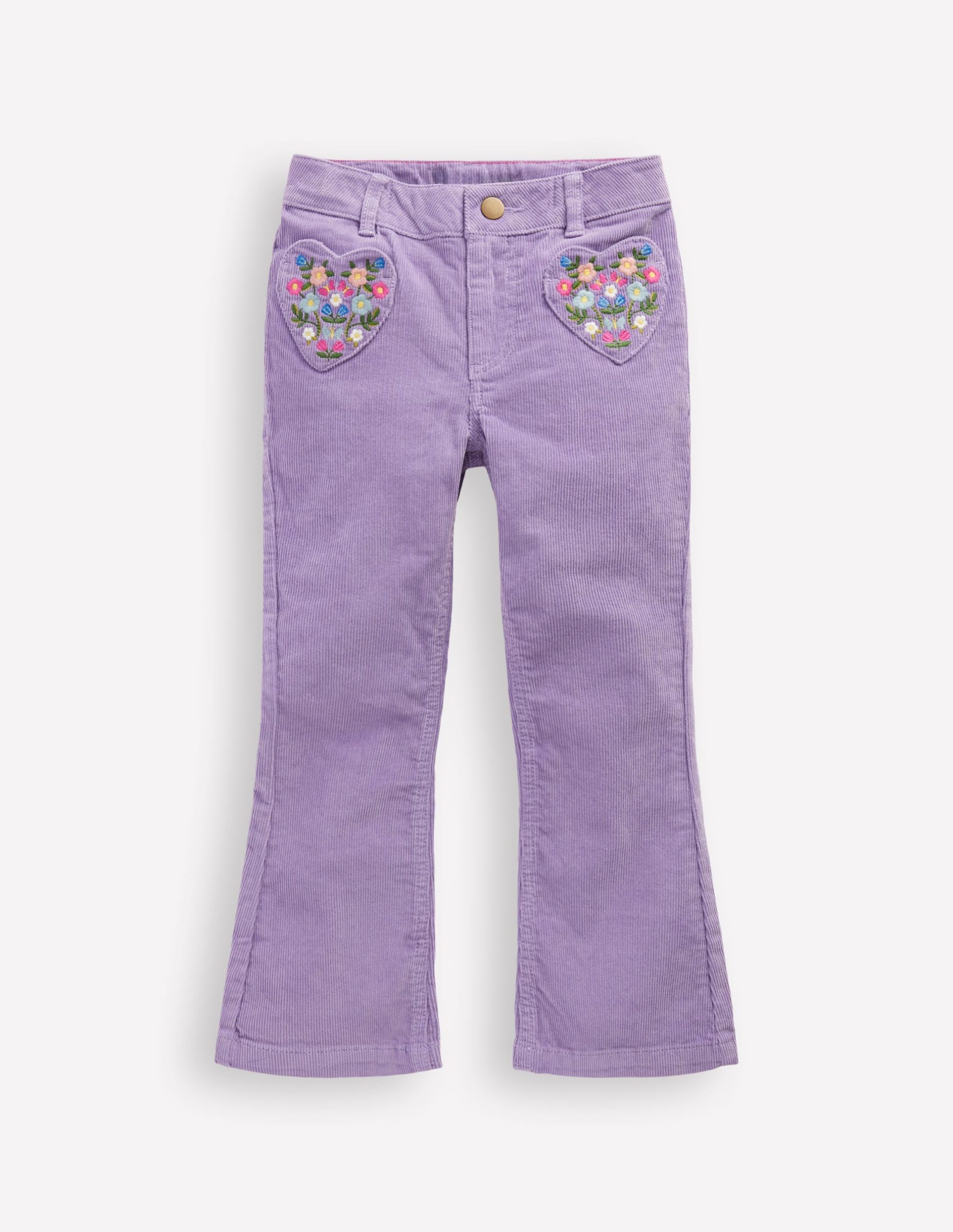 Kick Flare Trouser-Aster Purple
