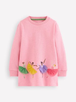 Applique Tunic-Pink Ballerinas