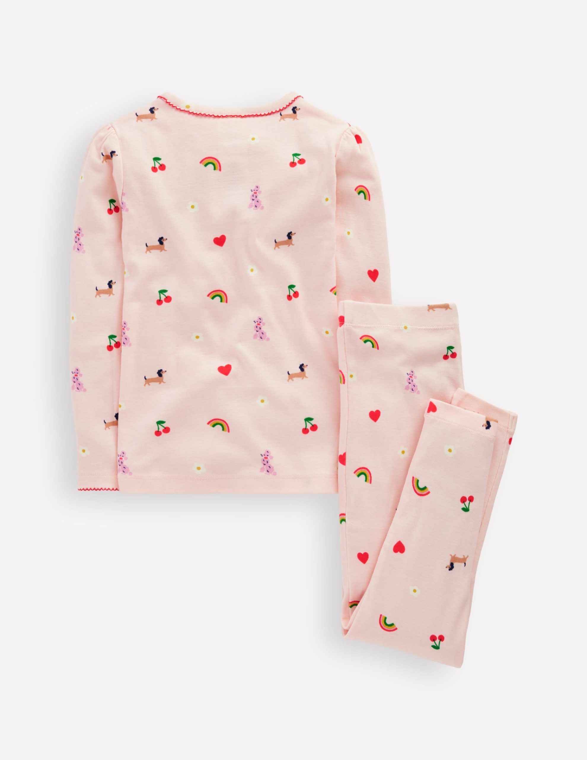 Snug Henley Pyjamas-Chalk Pink Parisien - Image 2