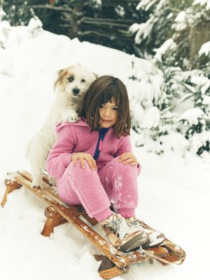 Cosy Fleece Half-Zip Hoodie-Pink Haze