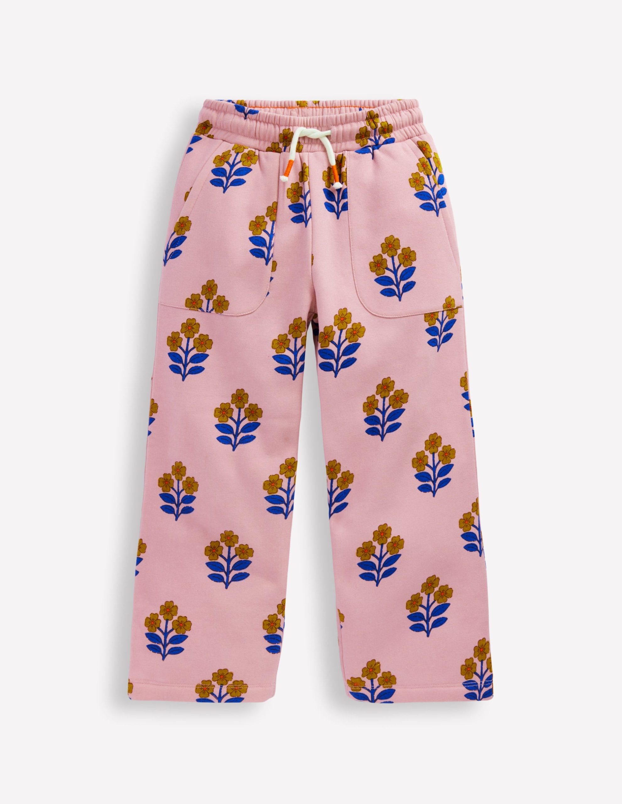 Wide Leg Printed Sweatpants-Oatmeal Cats - Image 5