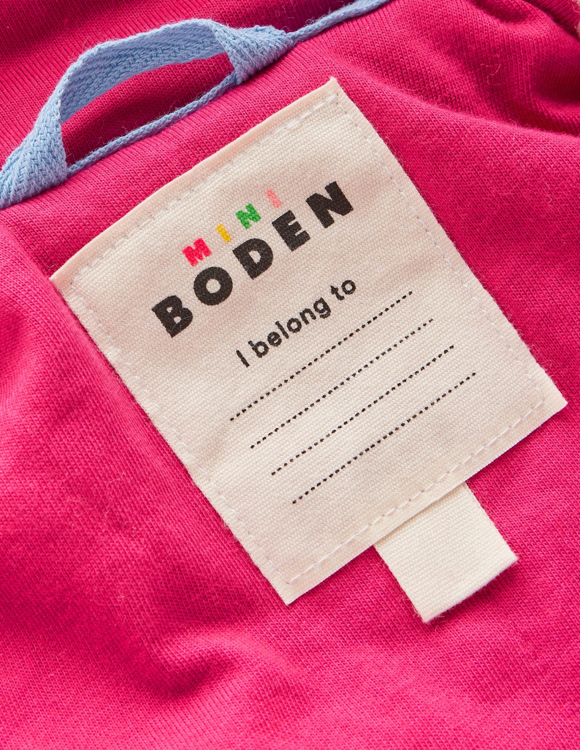 Borg Duffle Coat-Azalea Pink Gingham - Image 4