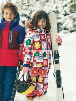 All Weather Waterproof Trouser-Multi Flower Check