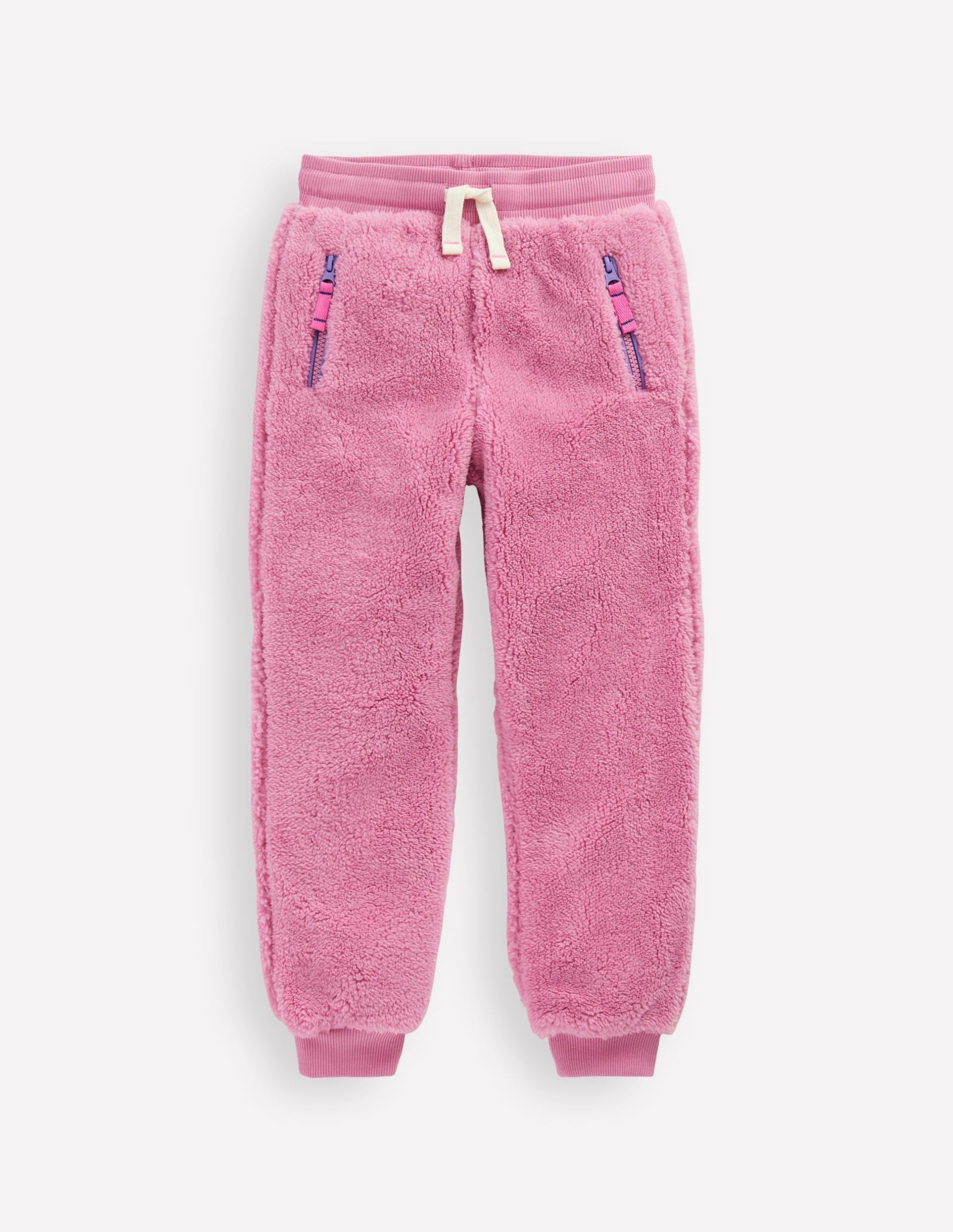 Cosy Fleece Sweatpants-Pink Haze - Image 2