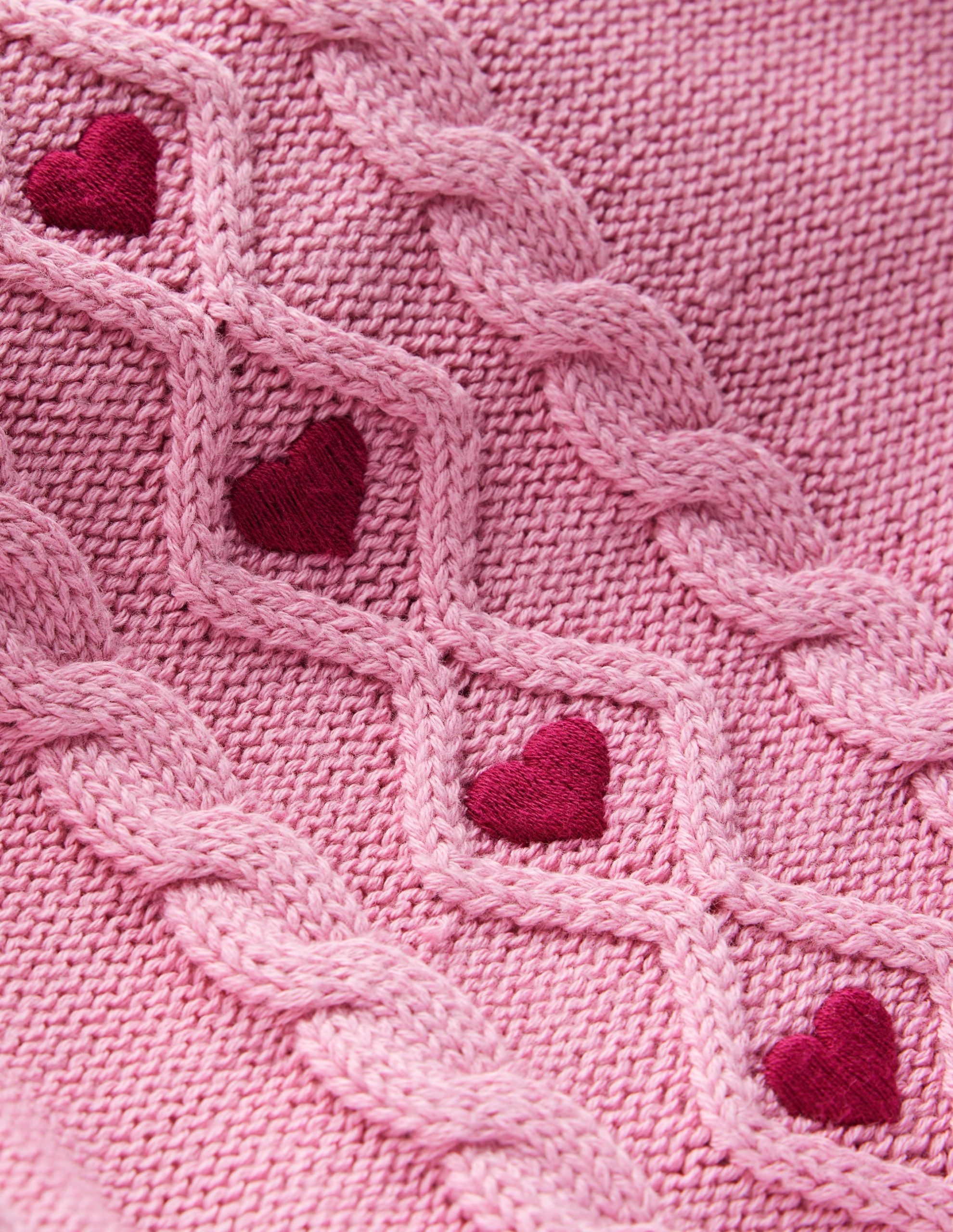 Cable Knitted Skirt-Formica Pink - Image 3