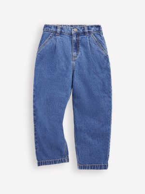 Pleat Jeans-Mid Vintage Denim