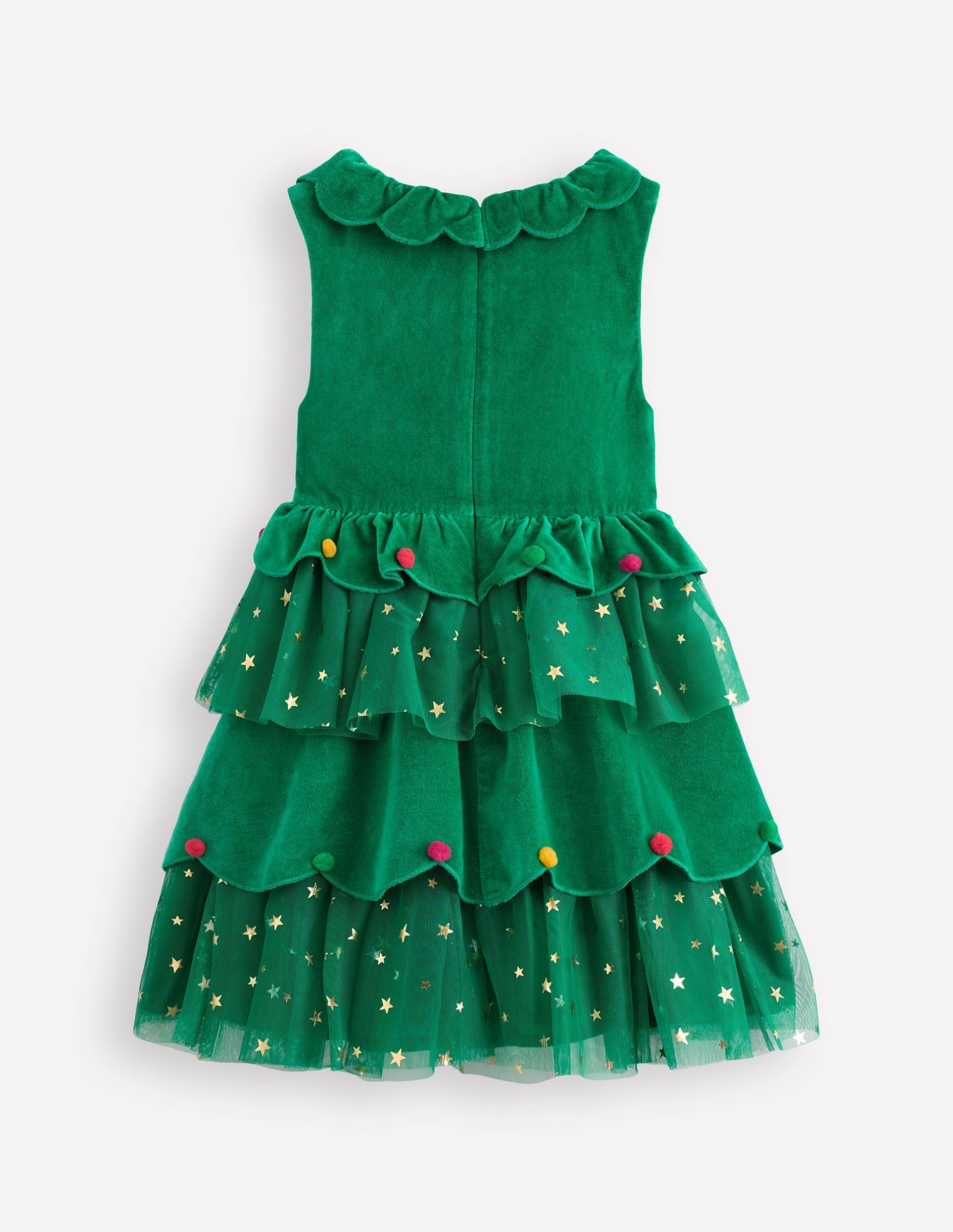 Christmas Tree Tulle Dress-Shady Green - Image 2