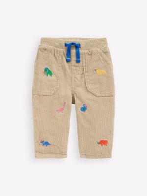 Cosy Lined Trousers-Prehistoric Embroidery