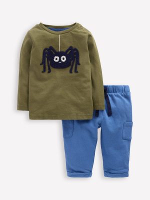 Appliqu?? Jersey Play Set-Green Spider