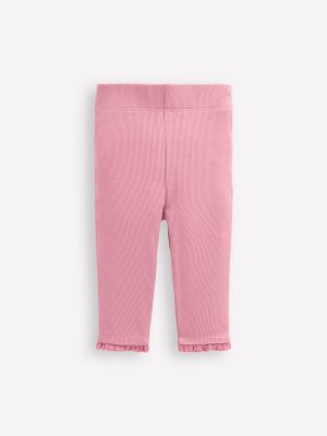 Ribbed Leggings-Vintage Pink