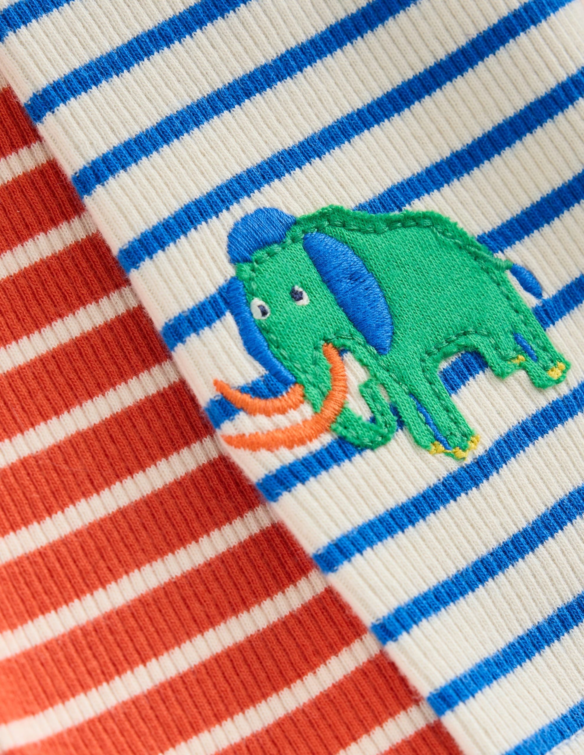 2-pack Ribbed Leggings-Prehistoric Multi - Image 2