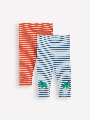 2-pack Ribbed Leggings-Prehistoric Multi