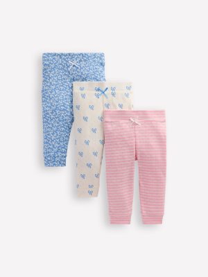 3-pack Pointelle Leggings-Ditsy / Bows
