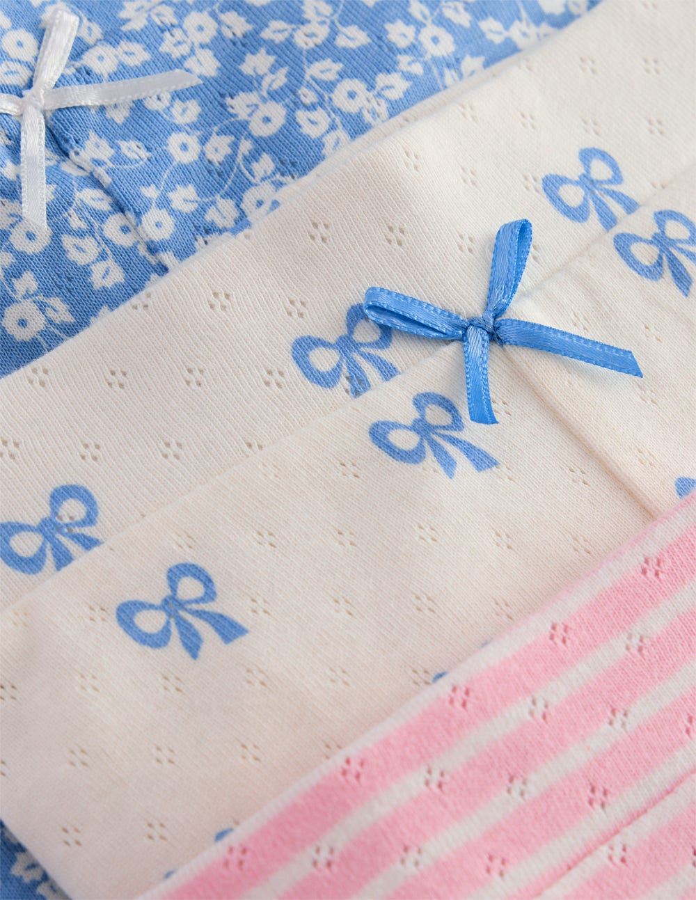 3-pack Pointelle Leggings-Ditsy / Bows - Image 2