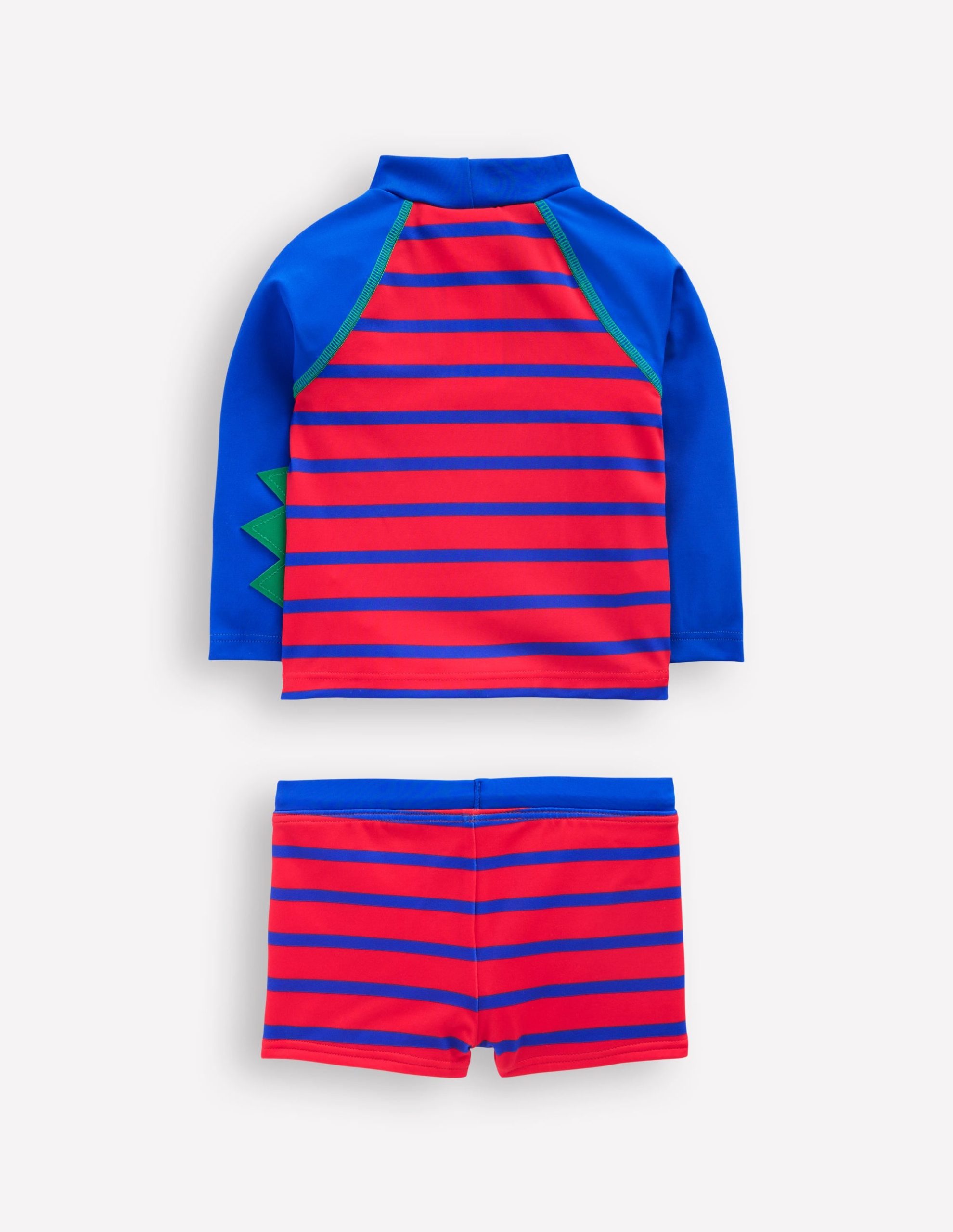 Fun Rash Vest Set-Gallery Blue/Poppy Red Croc - Image 2