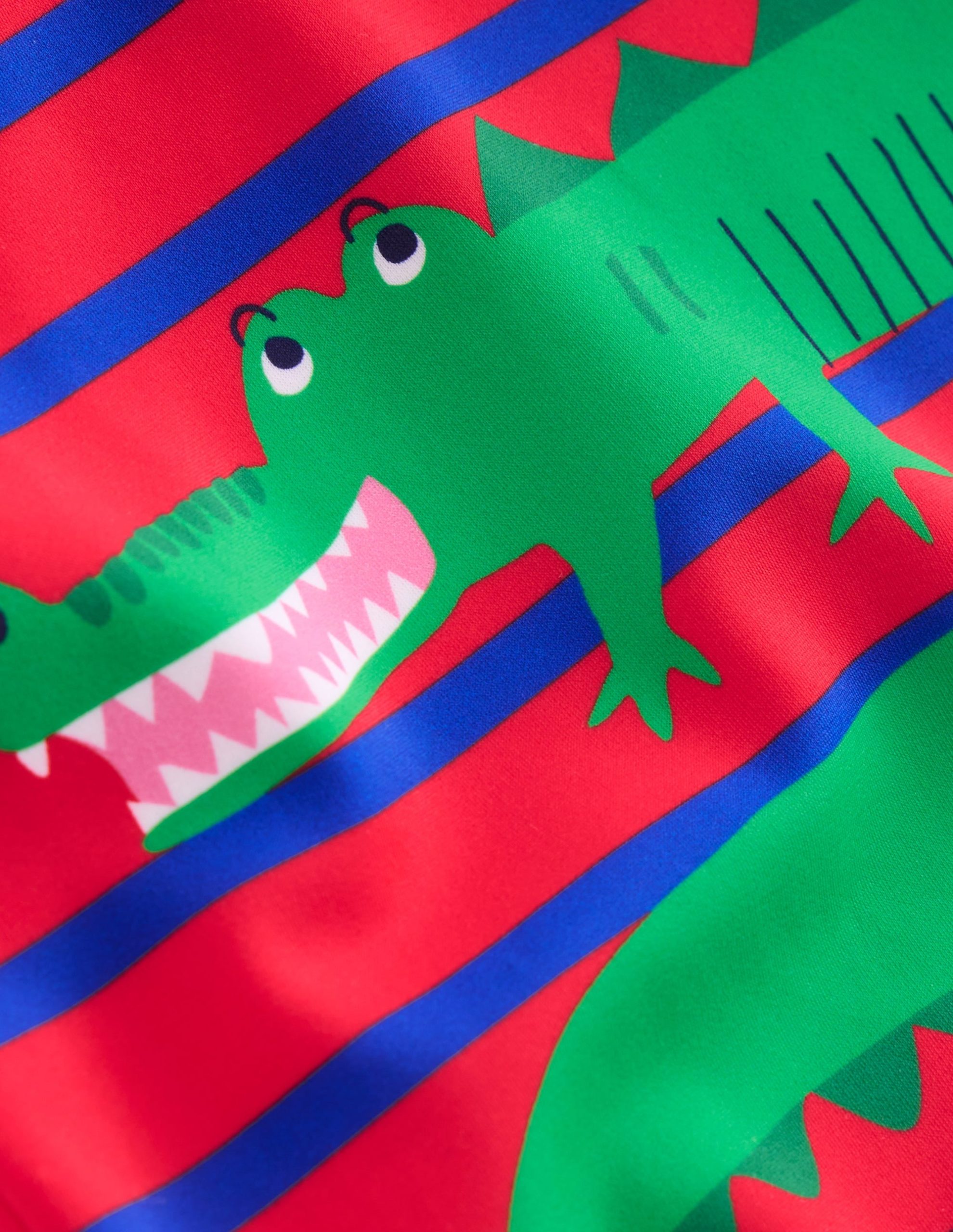 Fun Rash Vest Set-Gallery Blue/Poppy Red Croc - Image 3