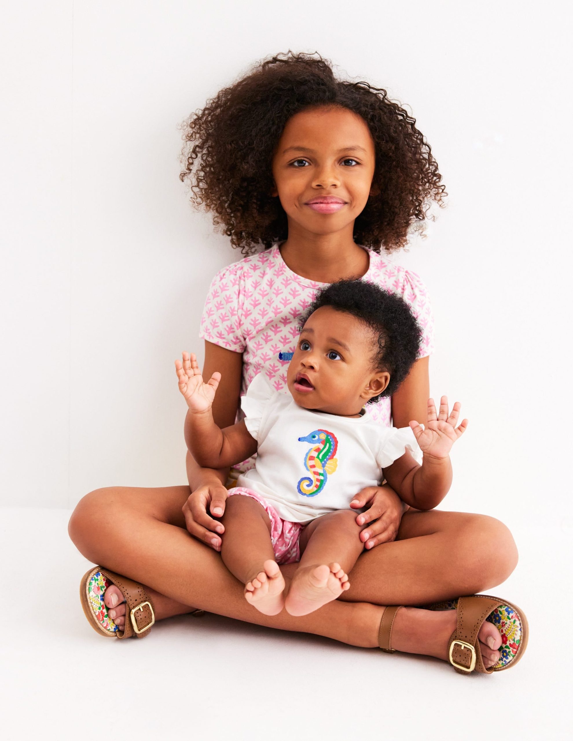 Ruffle Jersey Playset-Prism Pink and Coconut Milk - Image 4