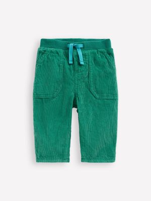 Cosy Lined Trousers-Jewel Green