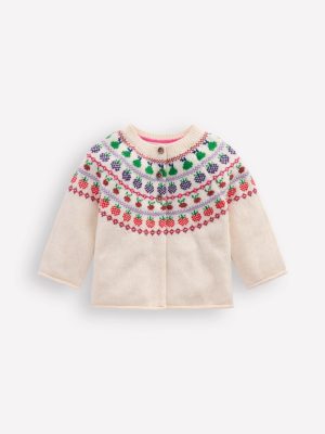 Fair Isle Cardigan-Multi Fruit