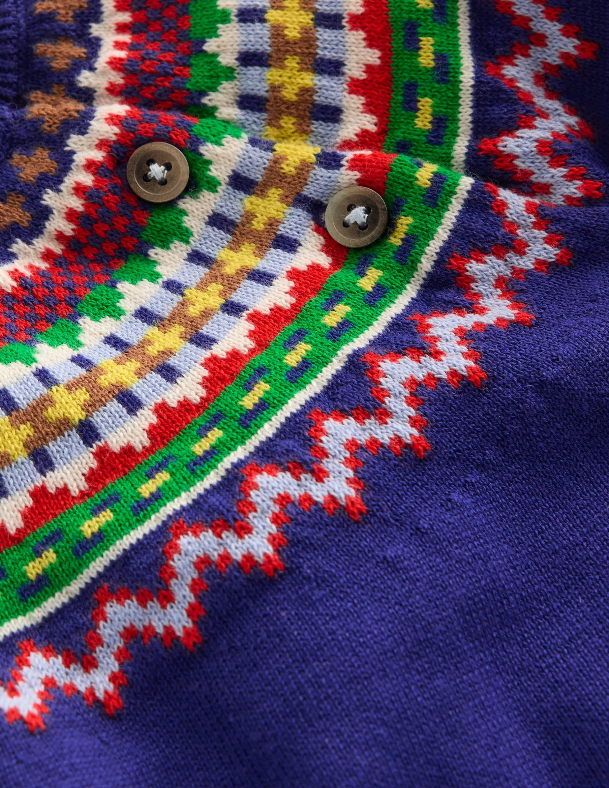 Knitted Play Set-Sapphire Blue Fair Isle - Image 3