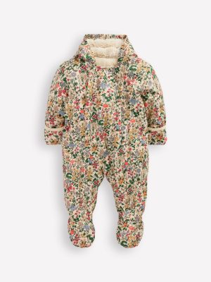 Girls Snowsuit-Multi Flower Meadow