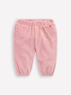 Jersey Cord Trousers-Vintage Pink