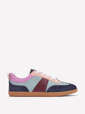 Erin Retro Tennis Trainers-Cord Colourblock