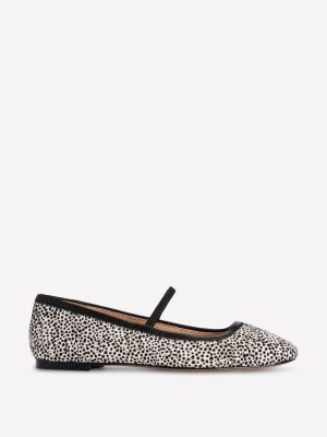 Thea Mary Jane Ballet Flats-Dalmation Pony
