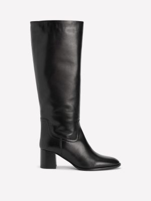 Skye Smart Knee Boots-Black