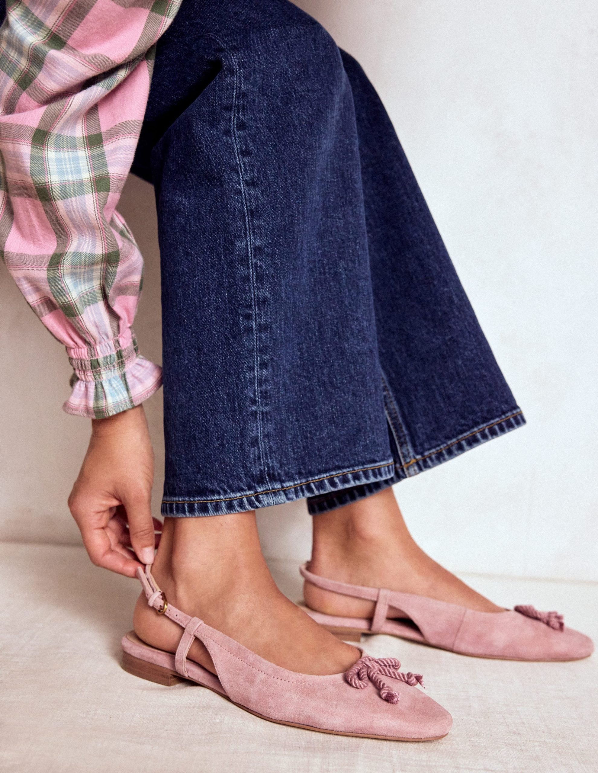 Easy Slingback Flats-Blush - Image 2