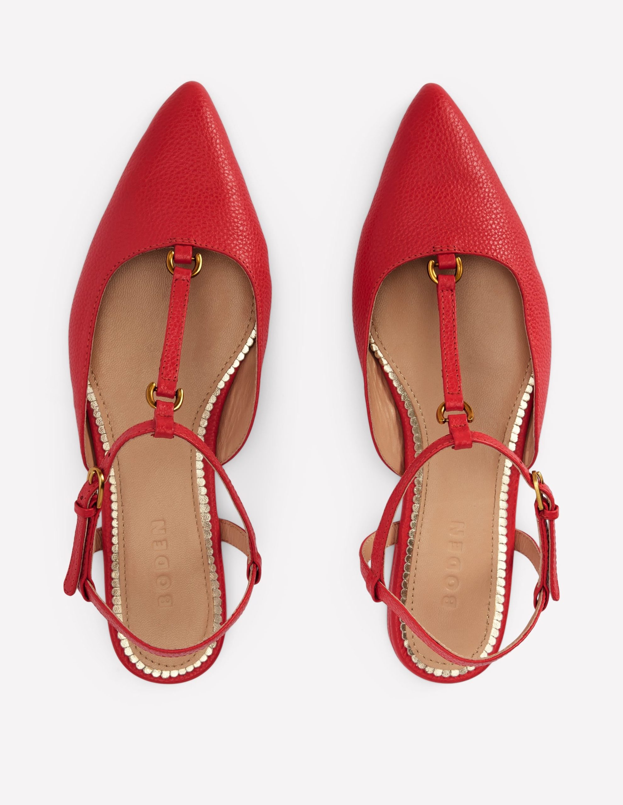 T-Bar Point Flats-Post Box Red - Image 5