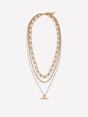 Layering Necklace-Gold Colour