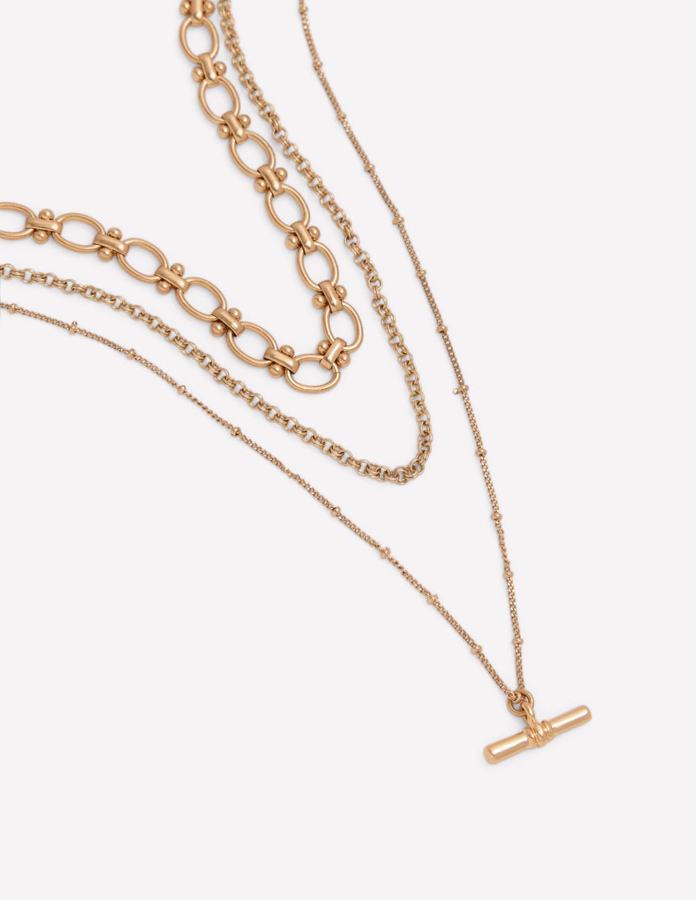 Layering Necklace-Gold Colour - Image 3