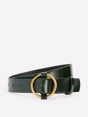 Heritage Classic Belt-Patent Dark Green
