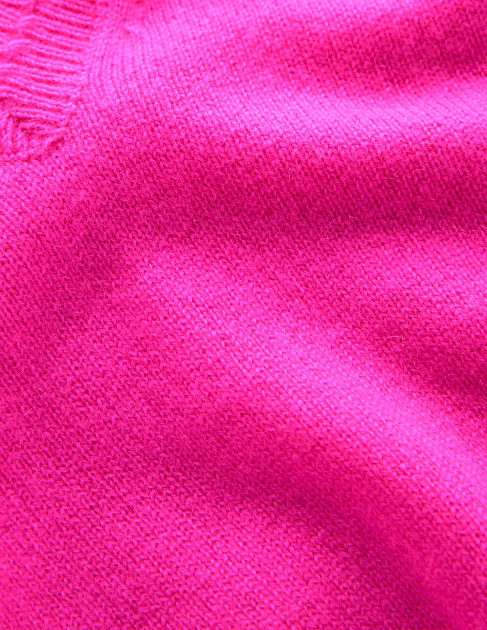 Eva Cashmere V-neck Jumper-Pop Pansy - Image 7