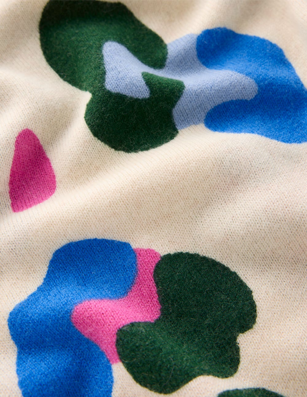 Lydia Cashmere Jumper-Warm Ivory. Leopard - Image 6