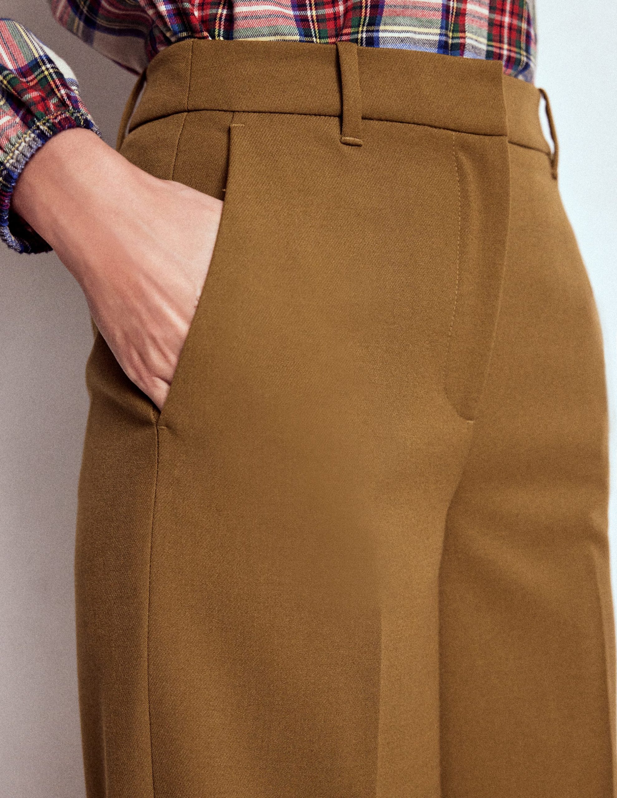 Belgravia Tailored Trousers-Tobacco - Image 2