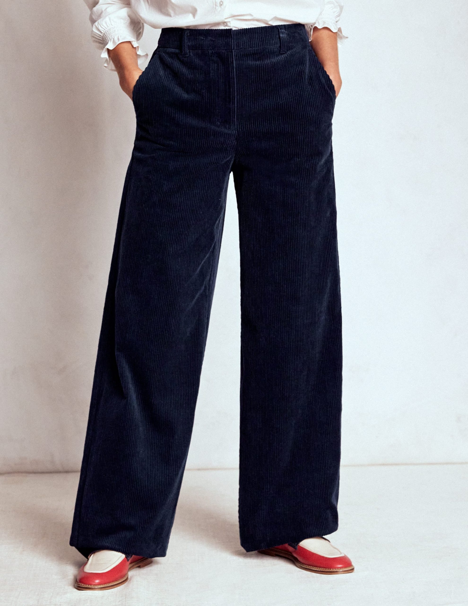 Belgravia Cord Pants-Navy - Image 4