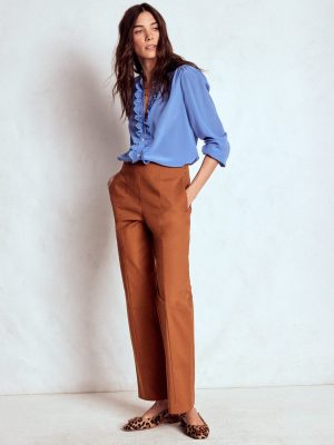Smart 7/8 Pants-Russet