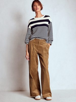 Kensington Cord Pants-Latte