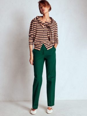 Canonbury Pants-Emerald Green