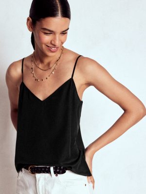 Silk Cami-Black