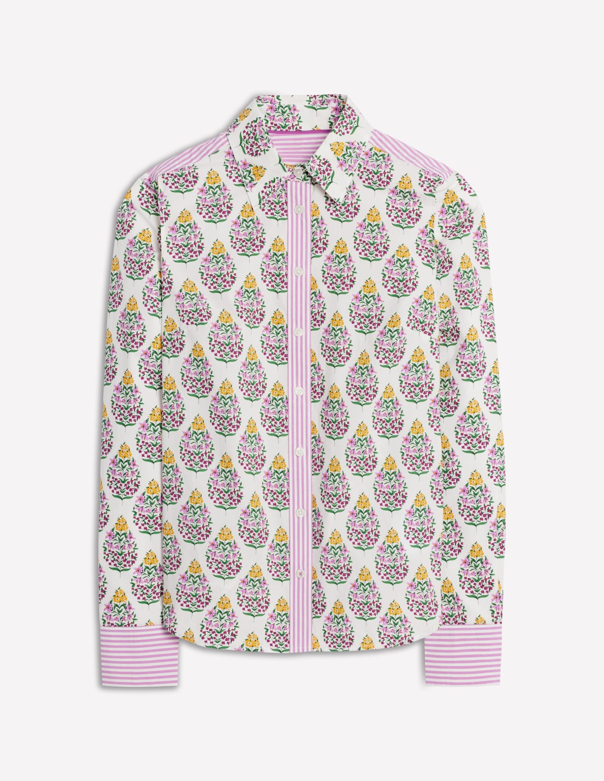 Sienna Cotton Shirt-Multi. Wildflower Bouquet - Image 6