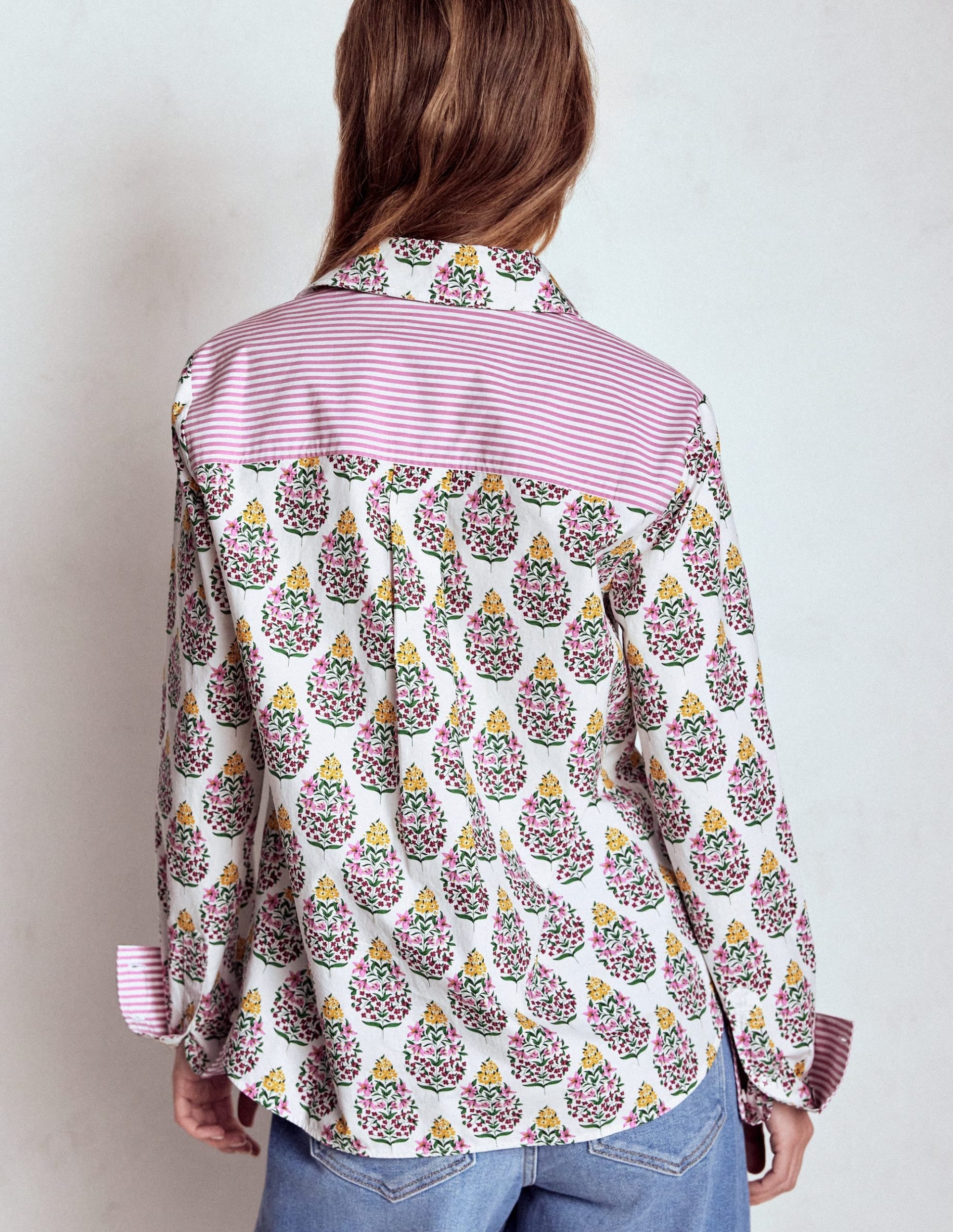 Sienna Cotton Shirt-Multi. Wildflower Bouquet - Image 4