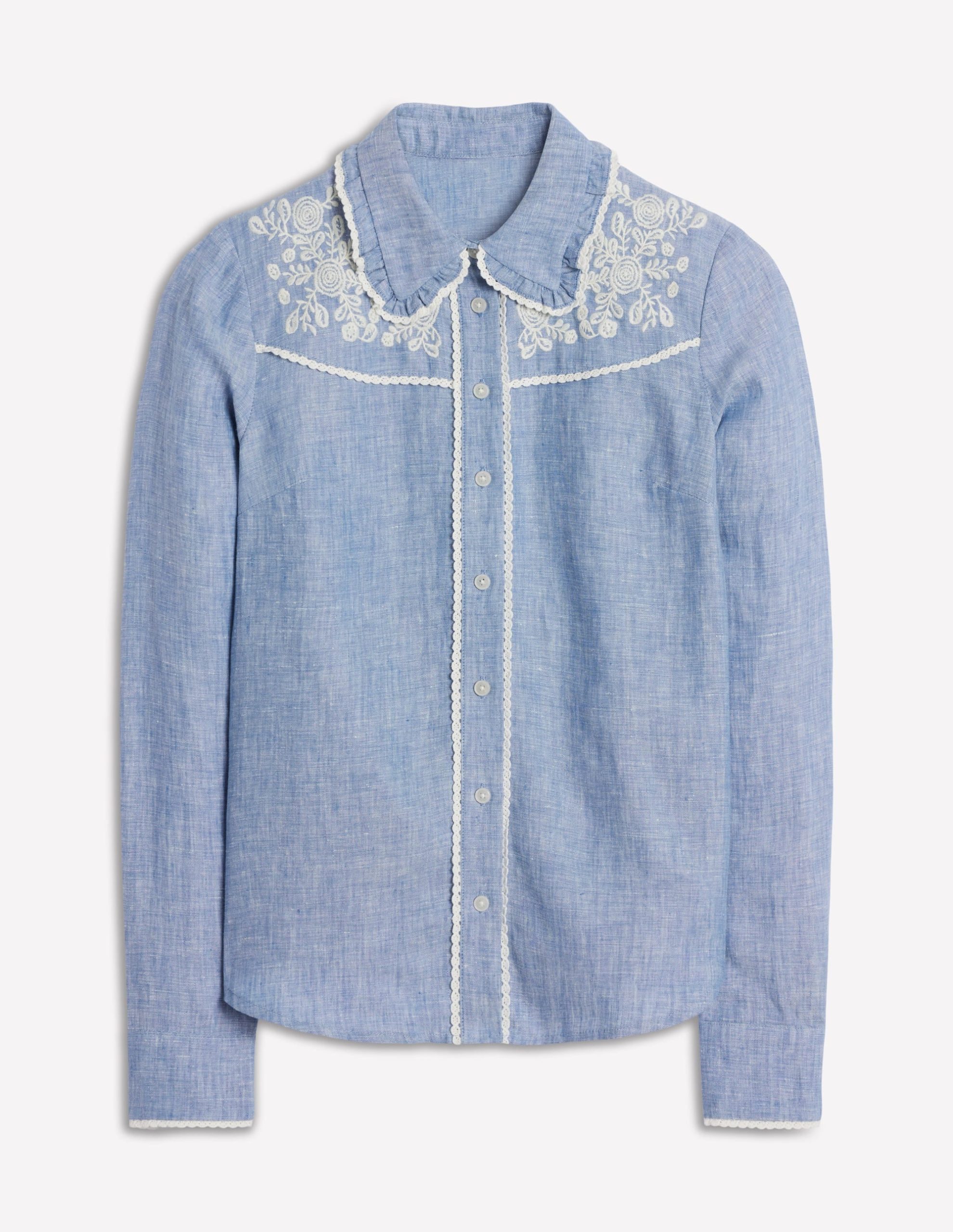 Sienna Western Shirt-Chambray - Image 5