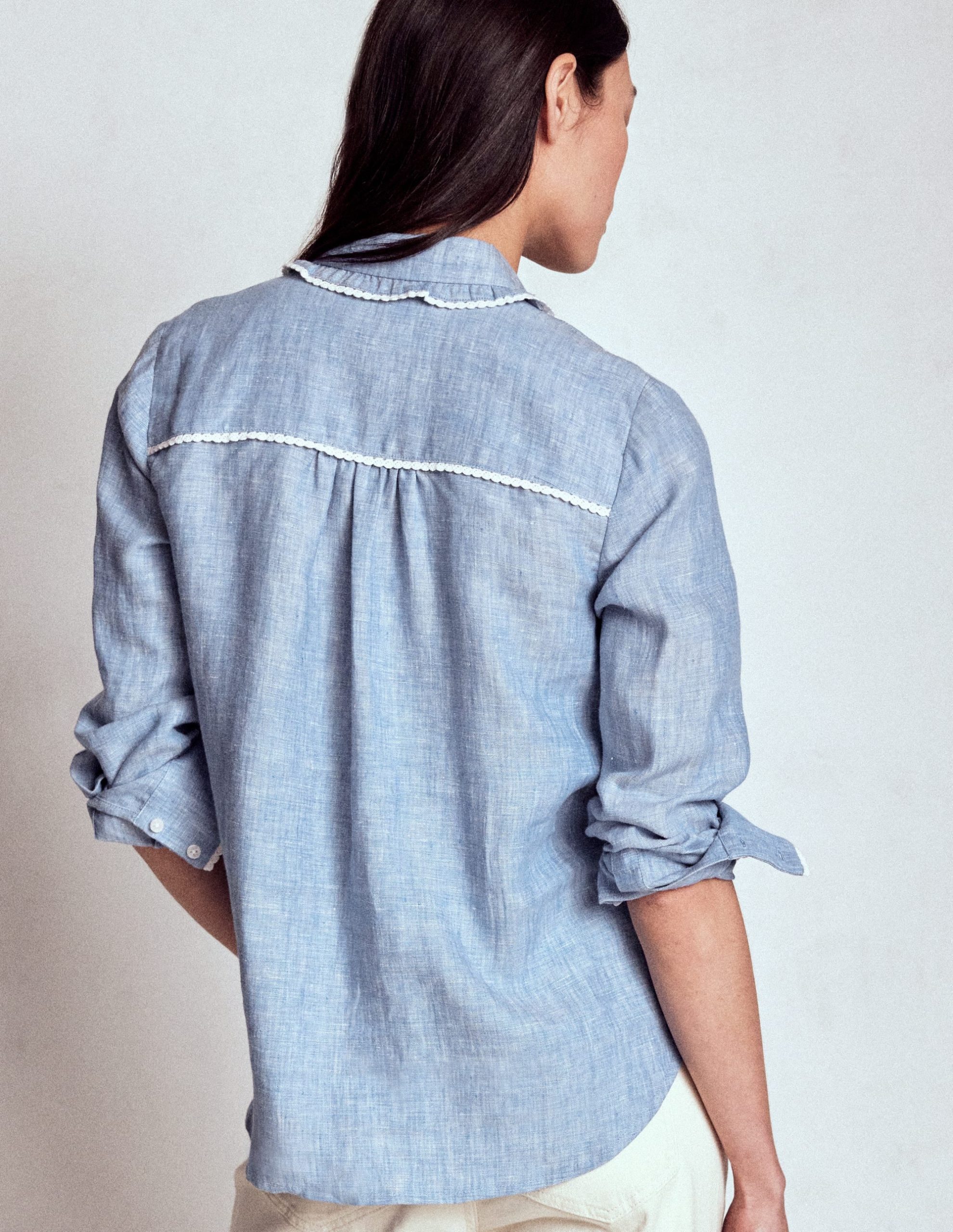 Sienna Western Shirt-Chambray - Image 3