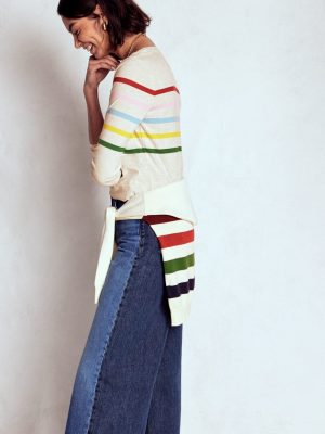 Olivia Long Sleeve Breton-Oatmeal Marl Placed Breton