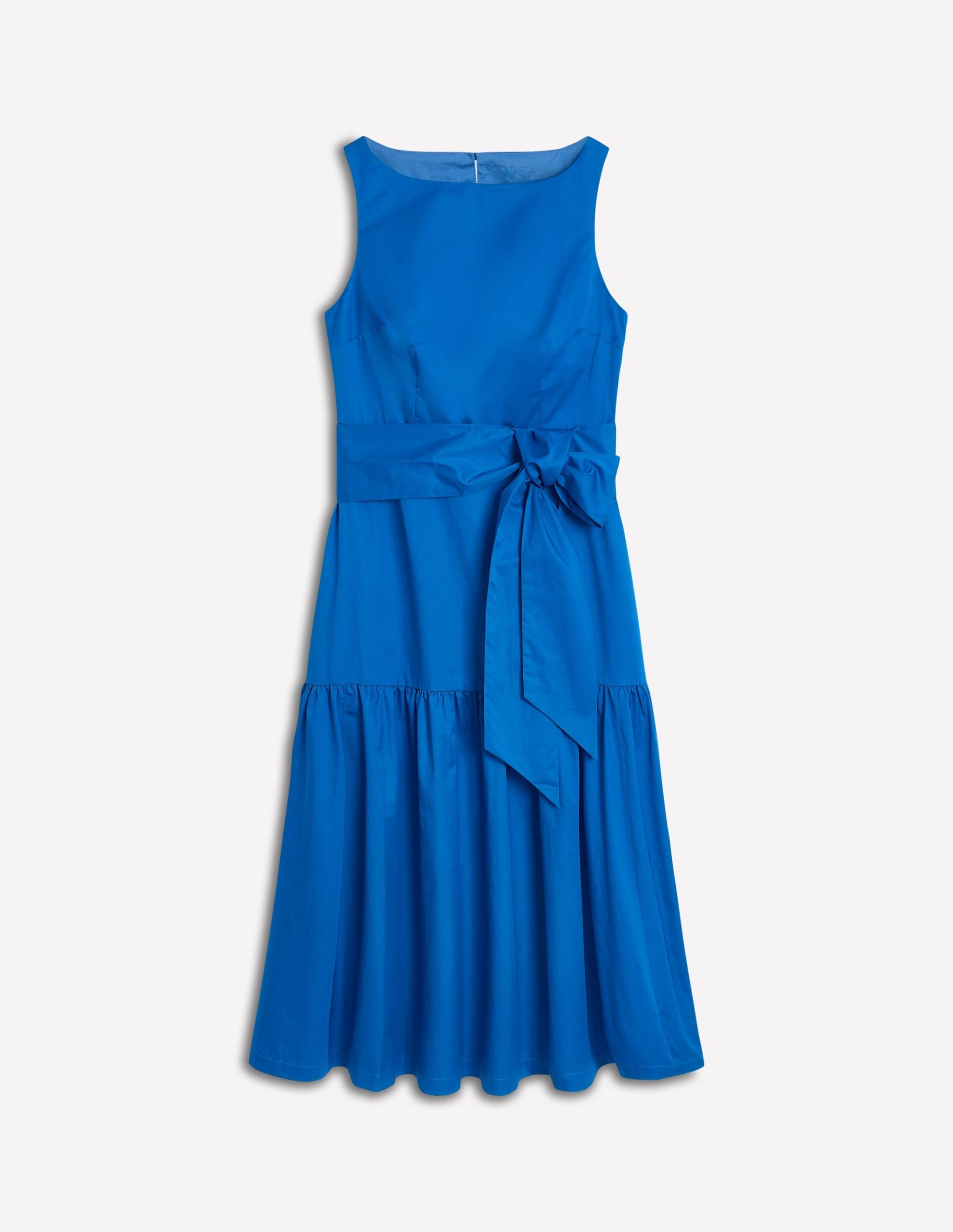 Deep Tier Fit & Flare Dress-Kingfisher Blue - Image 7