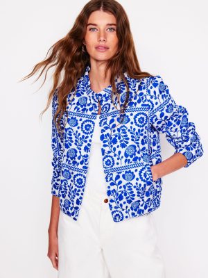 Highbury Quilted Jacket-Vine Tile
