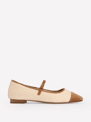 Penelope Mary Jane Flat-Natural